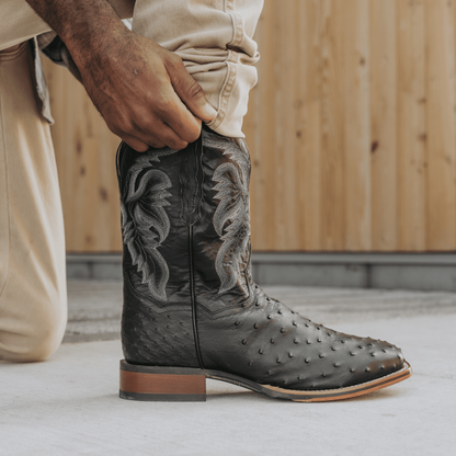 Dan Post Alamosa Full Quill Ostrich Boot