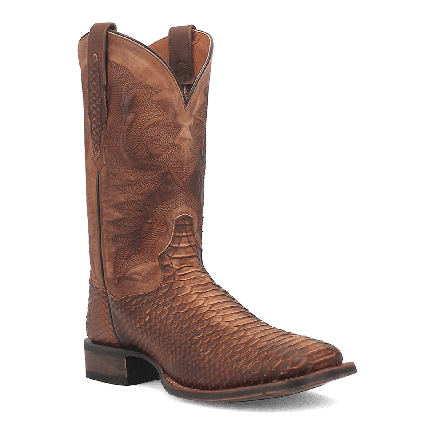 Dan Post Ka Faux Python Print Leather