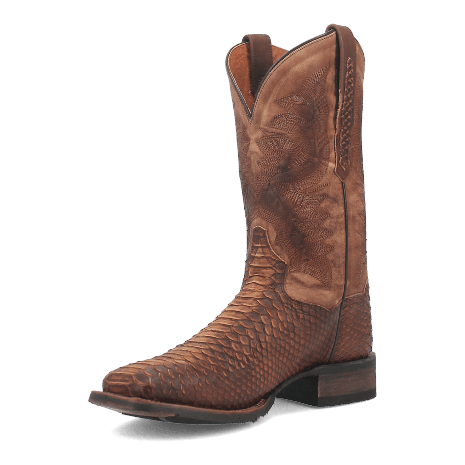 Dan Post Ka Faux Python Print Leather