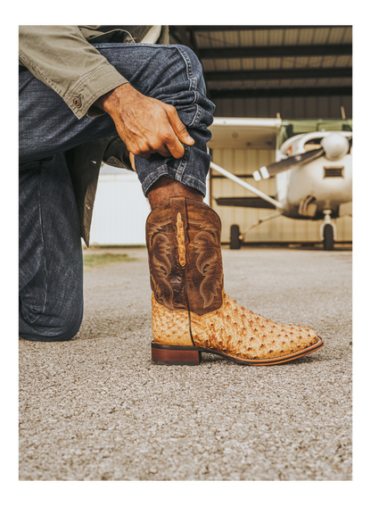 Dan Post Kershaw Full Quill Ostrich Boot