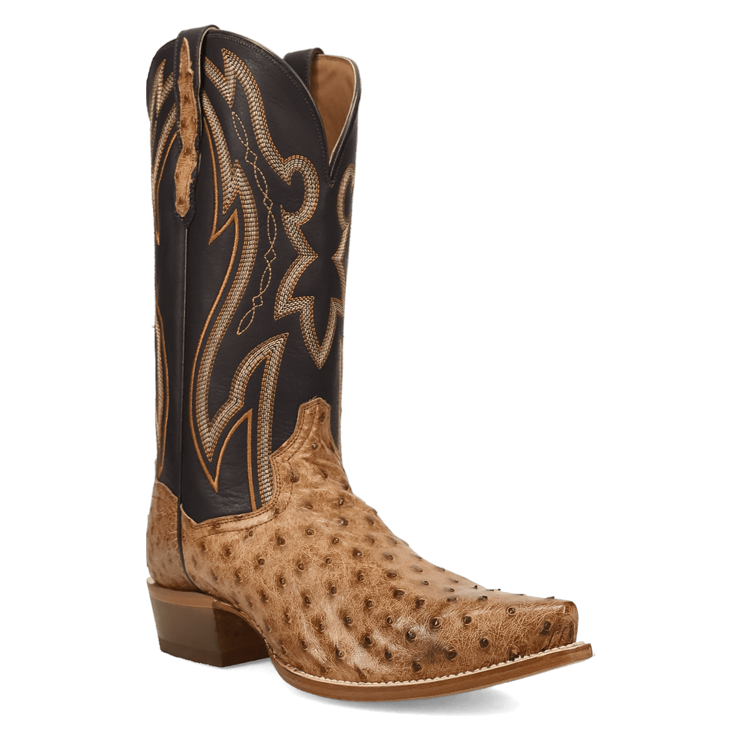 Dan Post Grit Full Quill Ostrich Boot