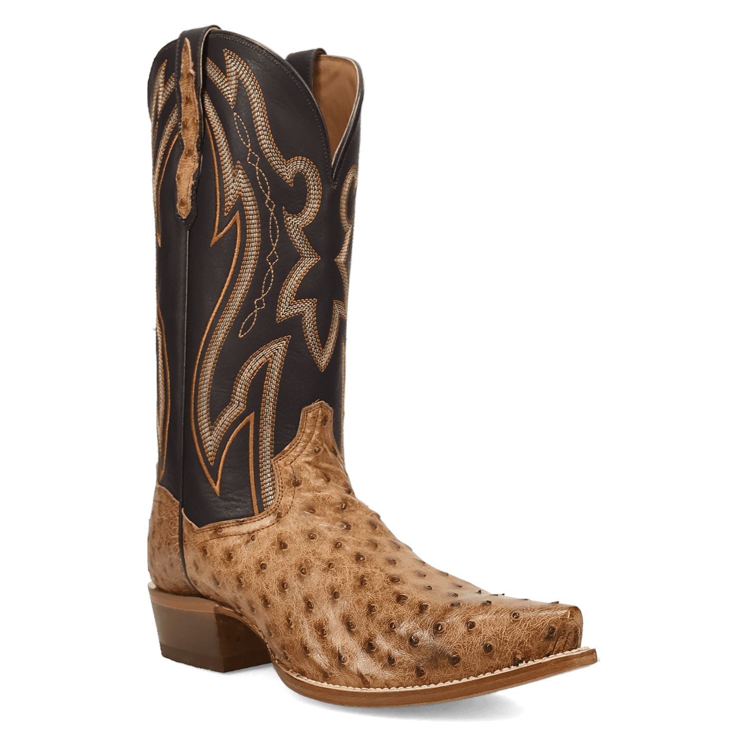 Dan Post Grit Full Quill Ostrich Boot