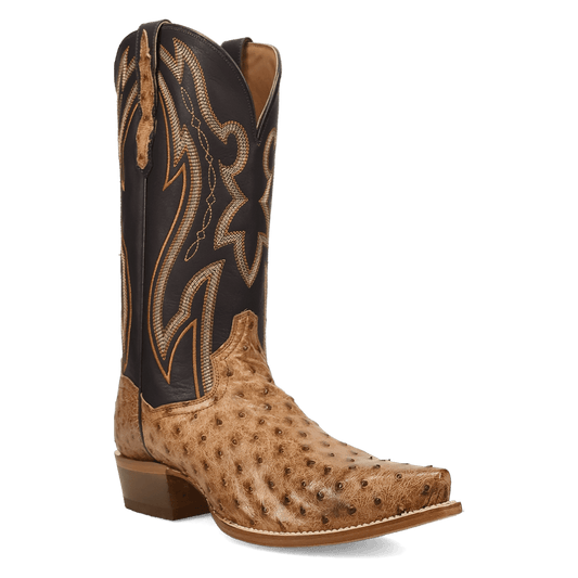 Dan Post Grit Full Quill Ostrich Boot