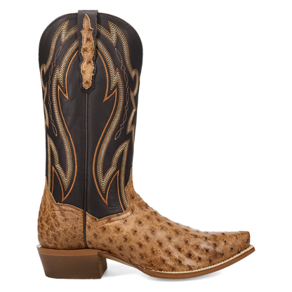 Dan Post Grit Full Quill Ostrich Boot