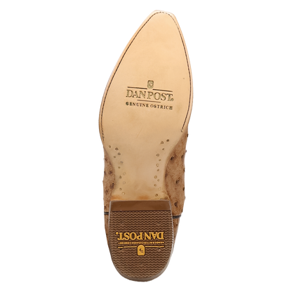 Dan Post Grit Full Quill Ostrich Boot