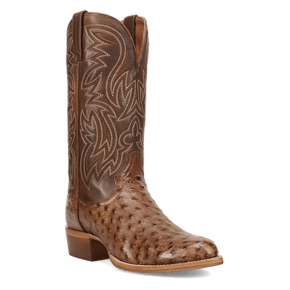 Dan Post Gauge Full Quill Ostrich Boot
