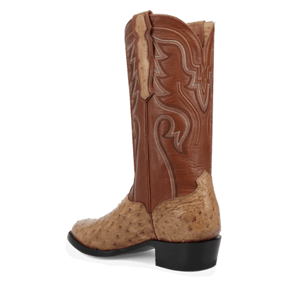 Dan Post Stanford Full Quill Ostrich Boot By Gld Label