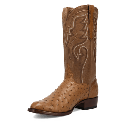 Dan Post Stanford Full Quill Ostrich Boot By Gld Label