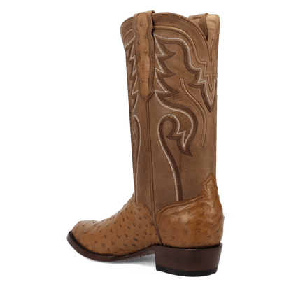 Dan Post Stanford Full Quill Ostrich Boot By Gld Label